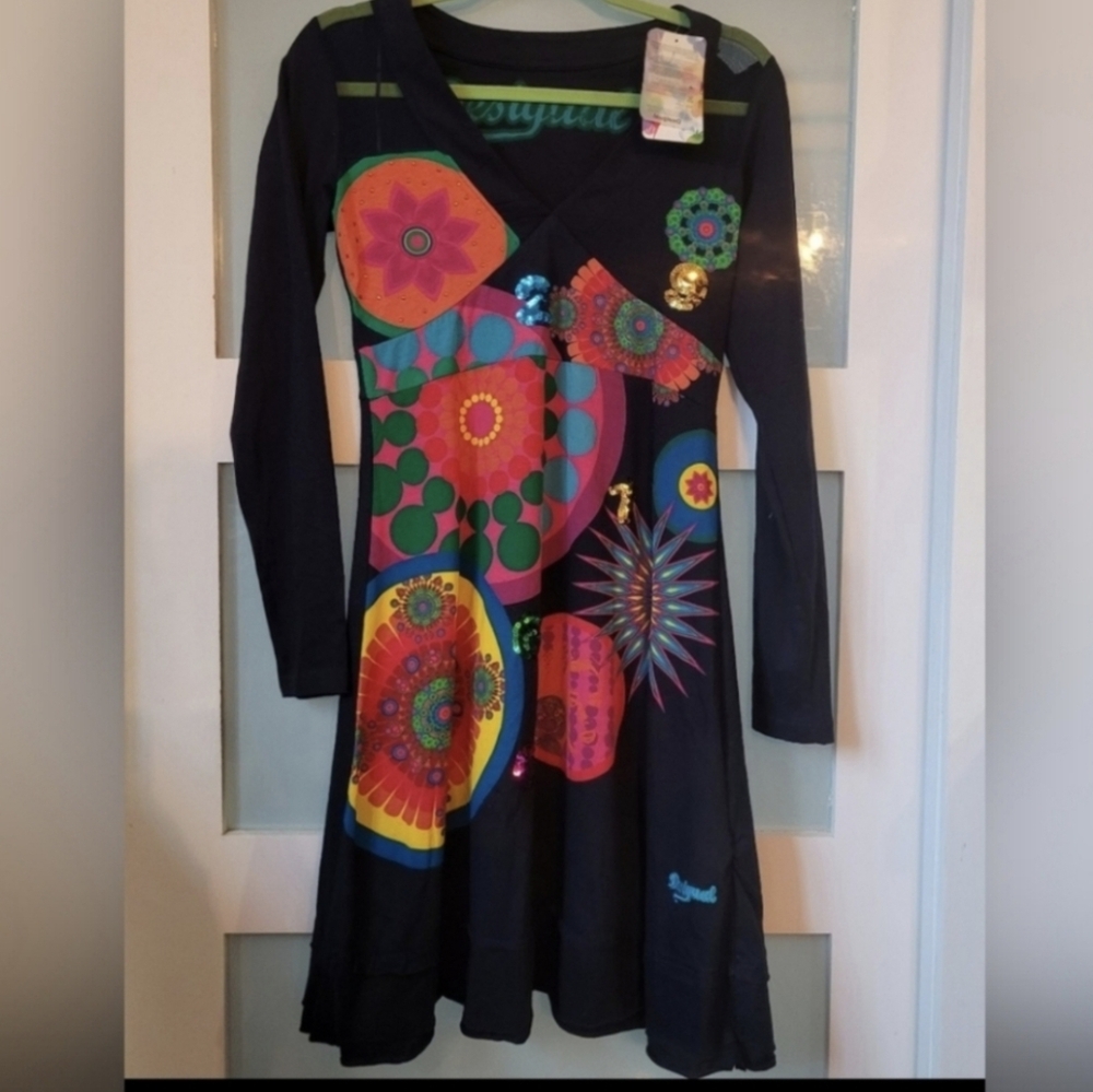NWT Desigual Womens Dress Size M (Fits Like Small)